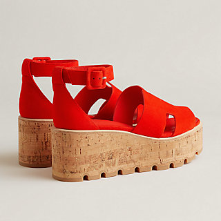 Luce 30 sandal - Red | Hermès USA